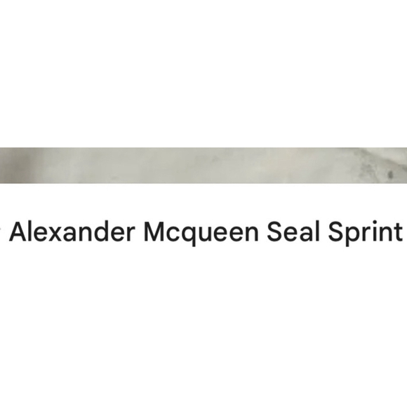 New Alexander McQueen Seal Sprint Sneakers Pink Black 42/11 - Picture 5 of 6